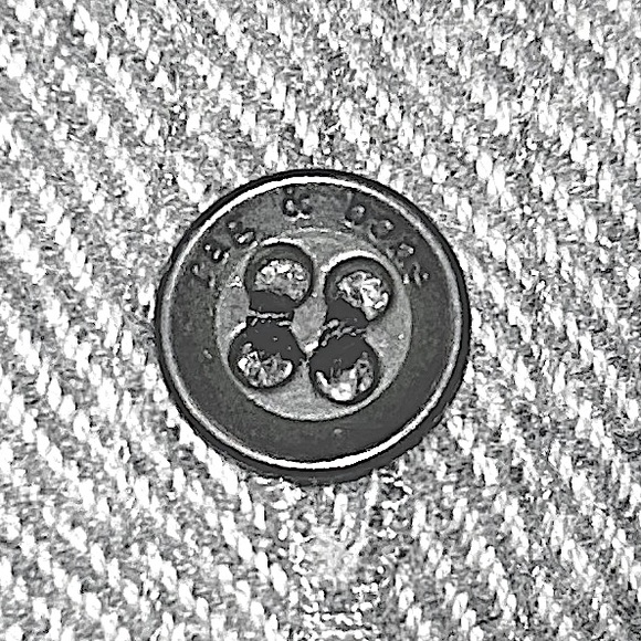 RAG & BONE Long Sleeve Mini Dress, Heather Grey, Button Up Shirtdress, Size 6 - Picture 8 of 9